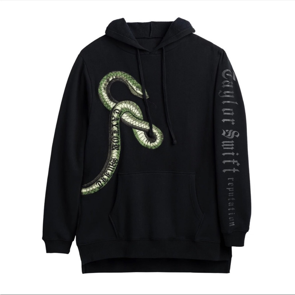 Taylor Swift Reputation Embroidered Snake Hoodie